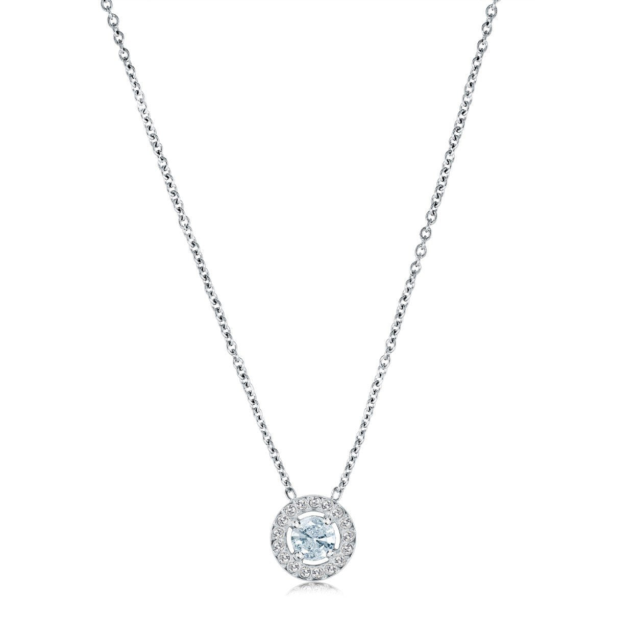 CIRCLE HALO NECKLACE