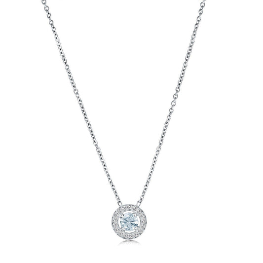 CIRCLE HALO NECKLACE