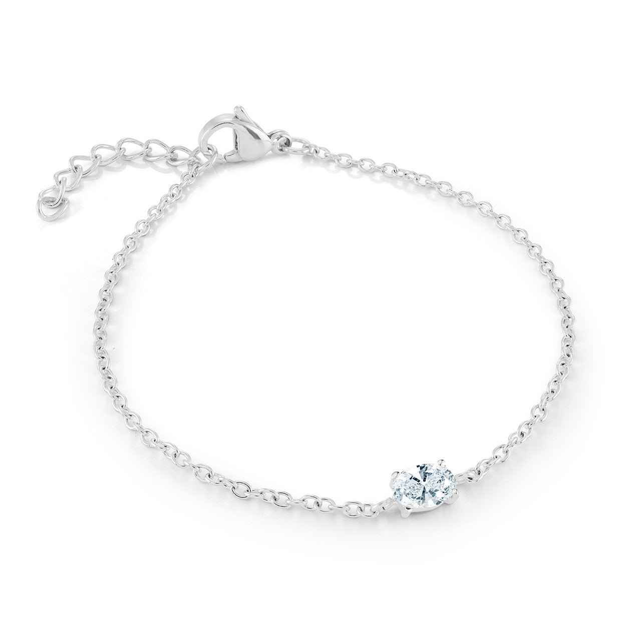 OVAL SOLITAIRE BRACELET
