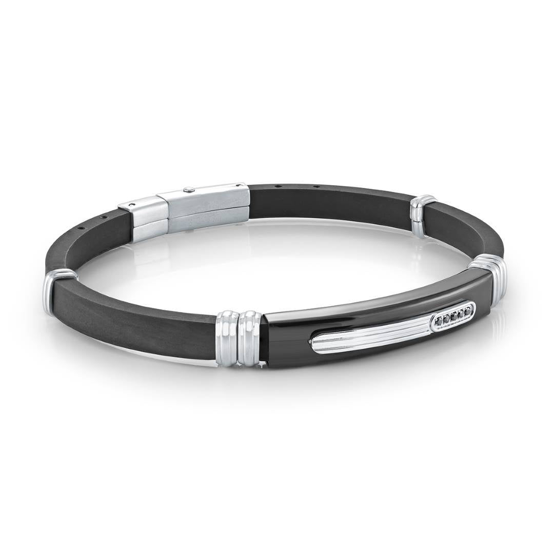 RUBBER ID-PLATE BRACELET