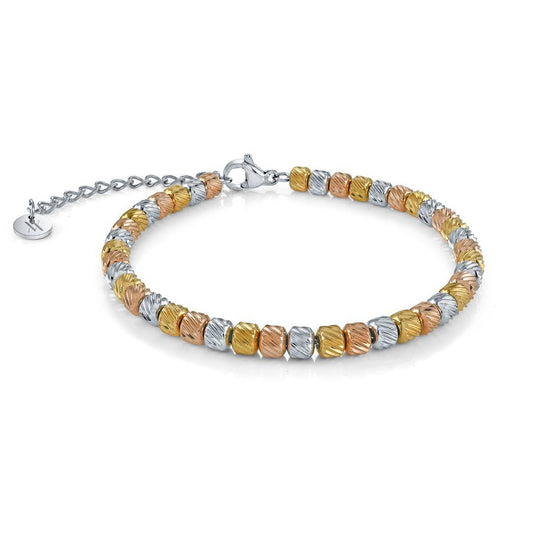 4MM TRI-COLOR BEAD BRACELET