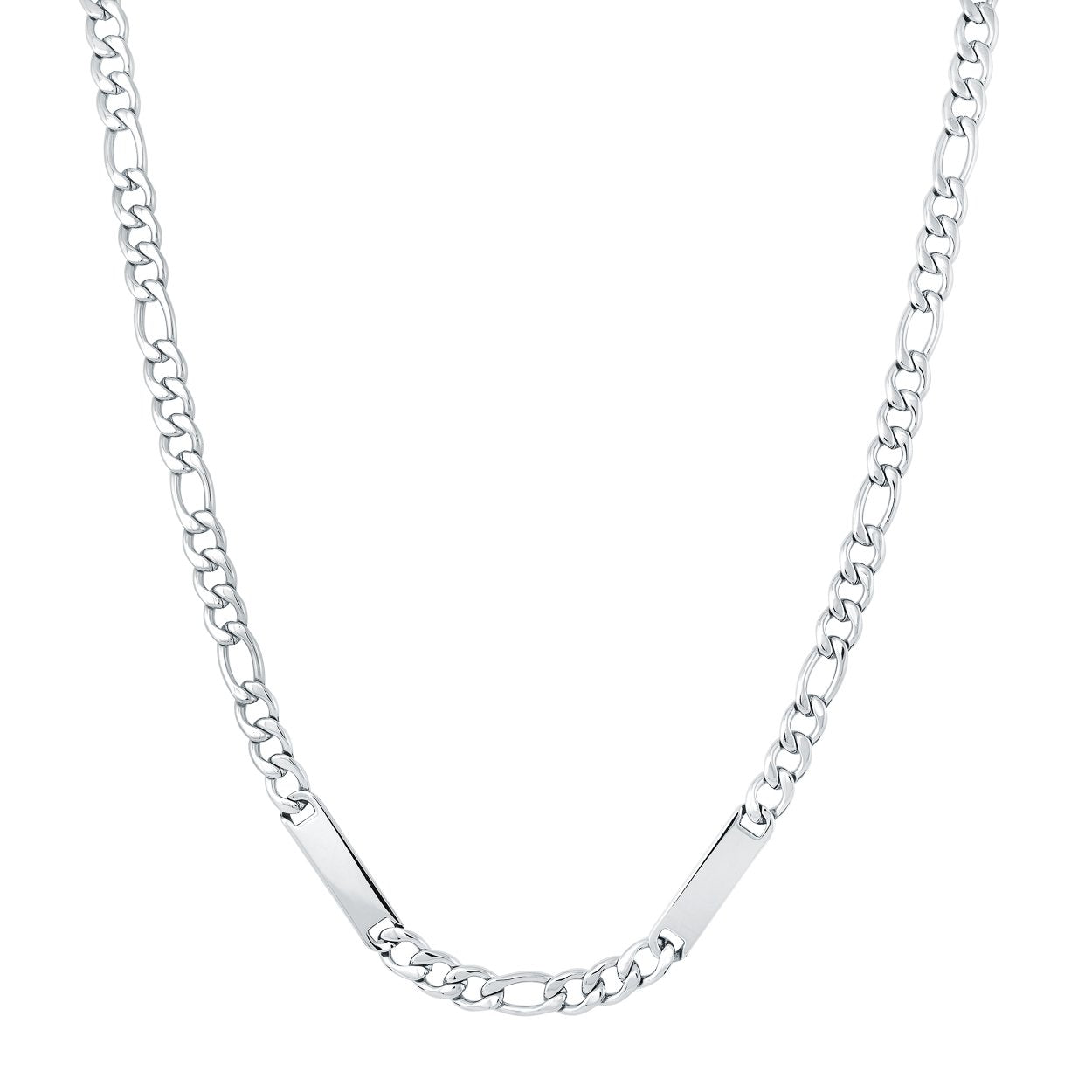 6MM ENGRAVABLE FIGARO CHAIN