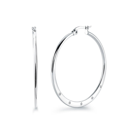40MM CLASSIC CZ HOOPS