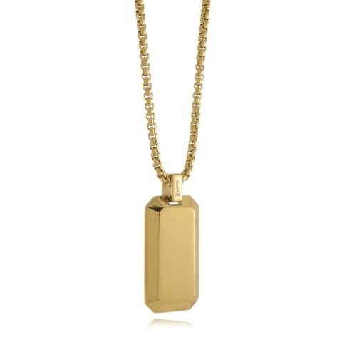 BRUSHED DOG TAG PENDANT