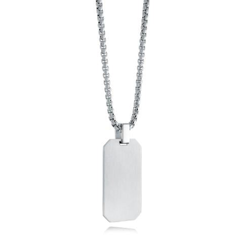 BEVEL EDGE DOG TAG PENDANT