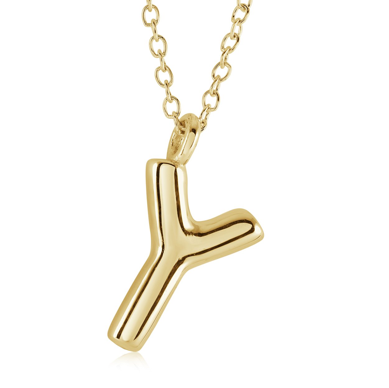 BUBBLE INITIAL NECKLACE