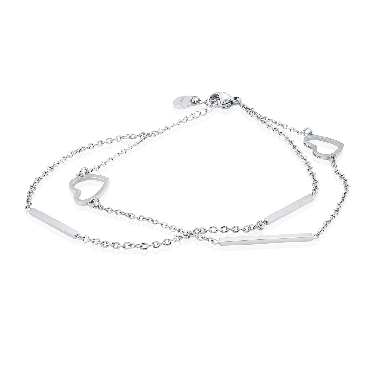 DOUBLE WRAP HEART BRACELET