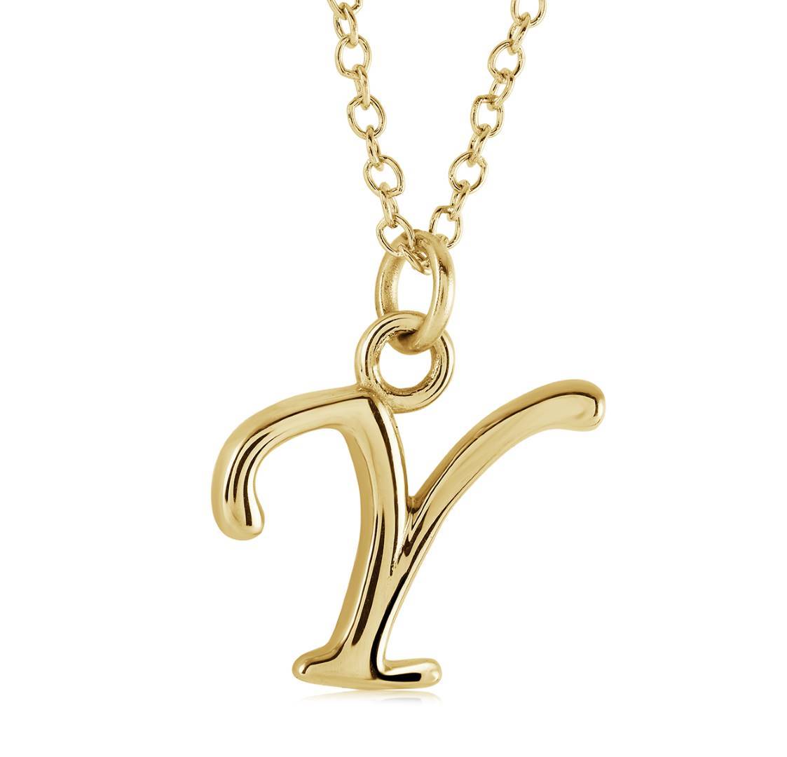 CURSIVE INITIAL NECKLACE