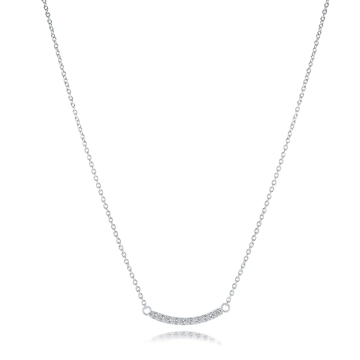 CZ BAR NECKLACE