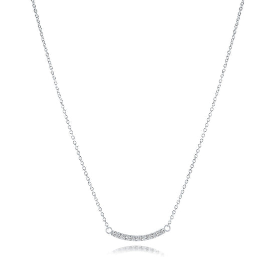 CZ BAR NECKLACE