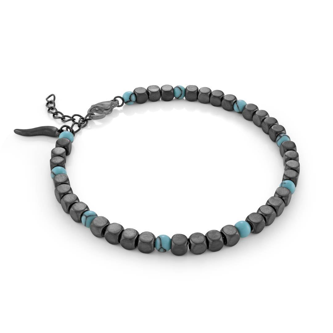 CUBE & GEMSTONE BRACELET