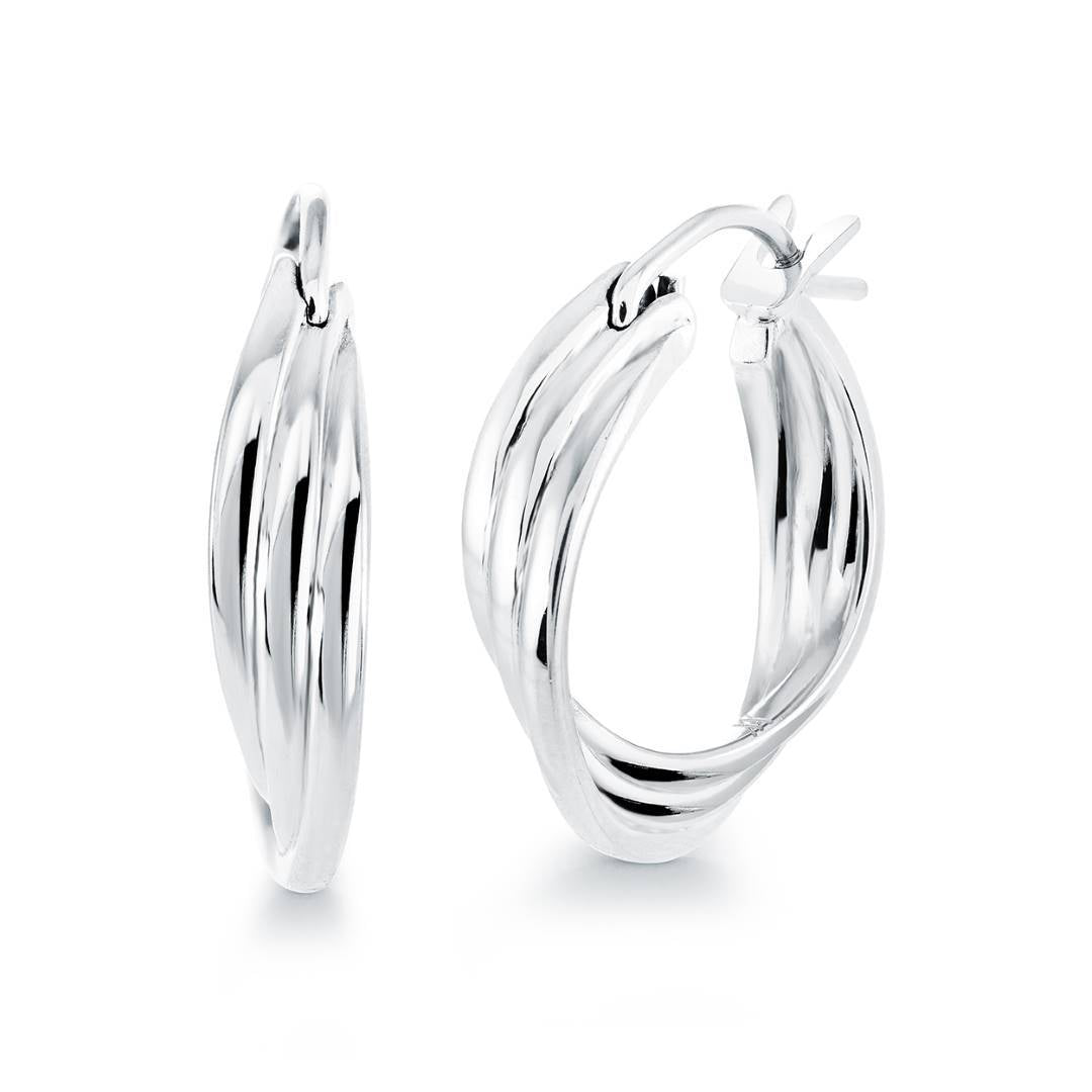 16MM TRIPLE HOOP EARRINGS