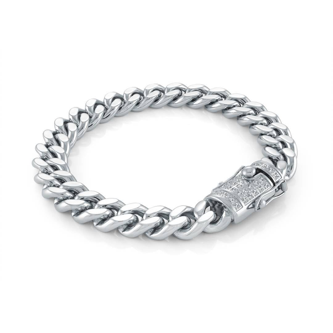 10MM CUBAN CZ BRACELET