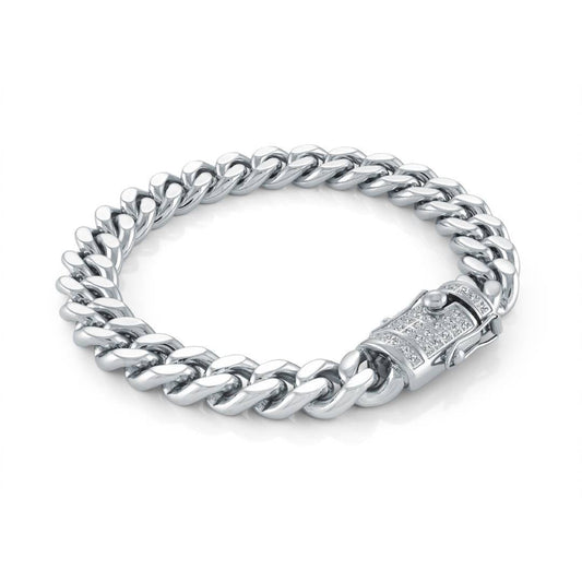 10MM CUBAN CZ BRACELET