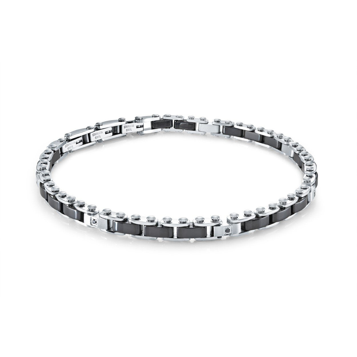 5MM-2-TONE CZ BRACELET