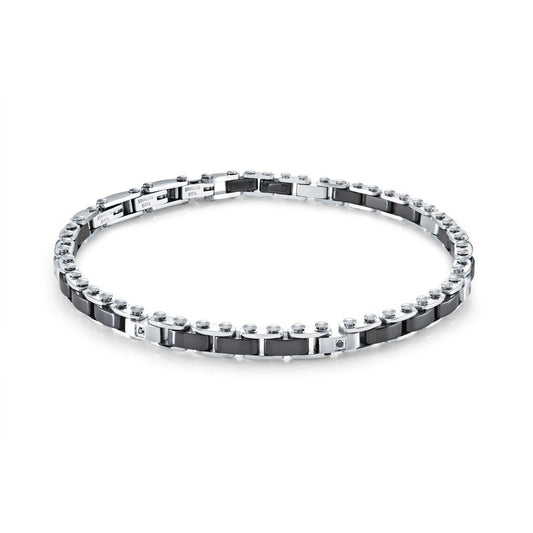 5MM-2-TONE CZ BRACELET