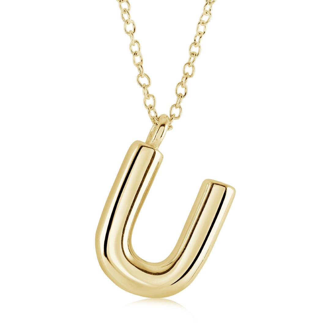BUBBLE INITIAL NECKLACE