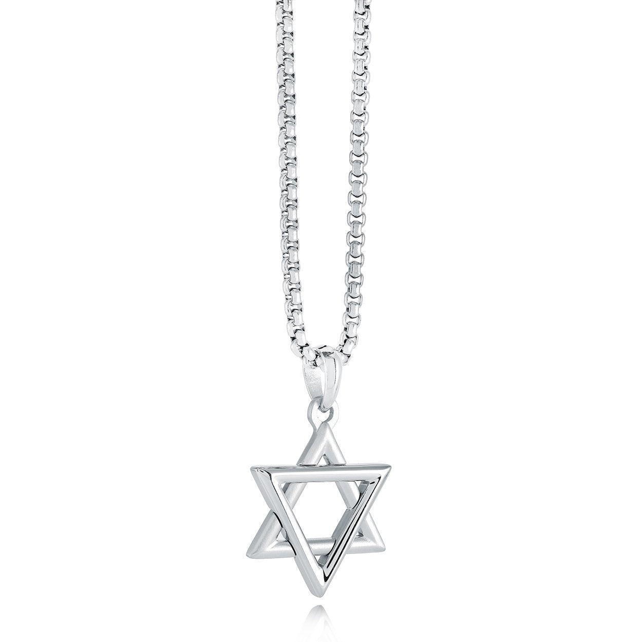 STAR OF DAVID TRIANGULAR PENDANT