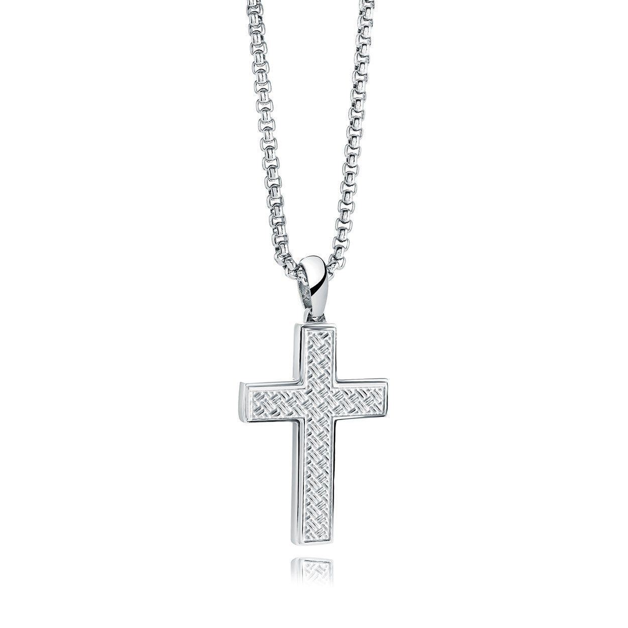 WEAVE INLAY CROSS