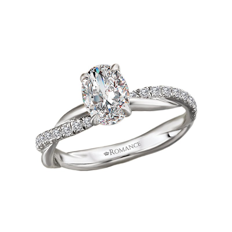 Romance Semi-Mount Diamond Engagement Ring