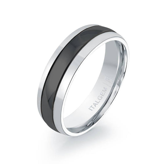 S.STEEL BLACK IP BAND
