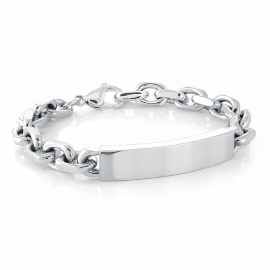 8MM OVAL ID BRACELET