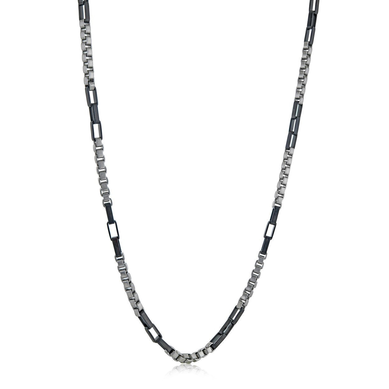 2-TONE BOX LINK CHAIN