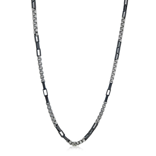 2-TONE BOX LINK CHAIN
