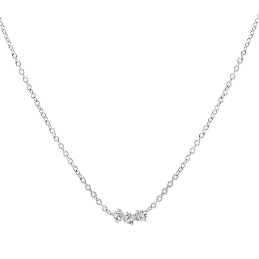 TRIPLE CZ NECKLACE