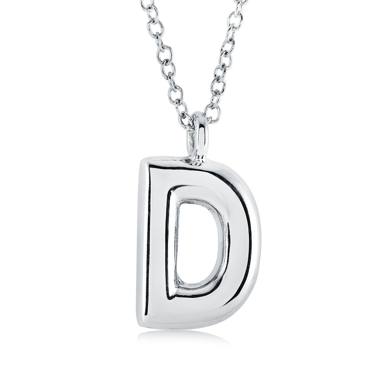 BUBBLE INITIAL NECKLACE