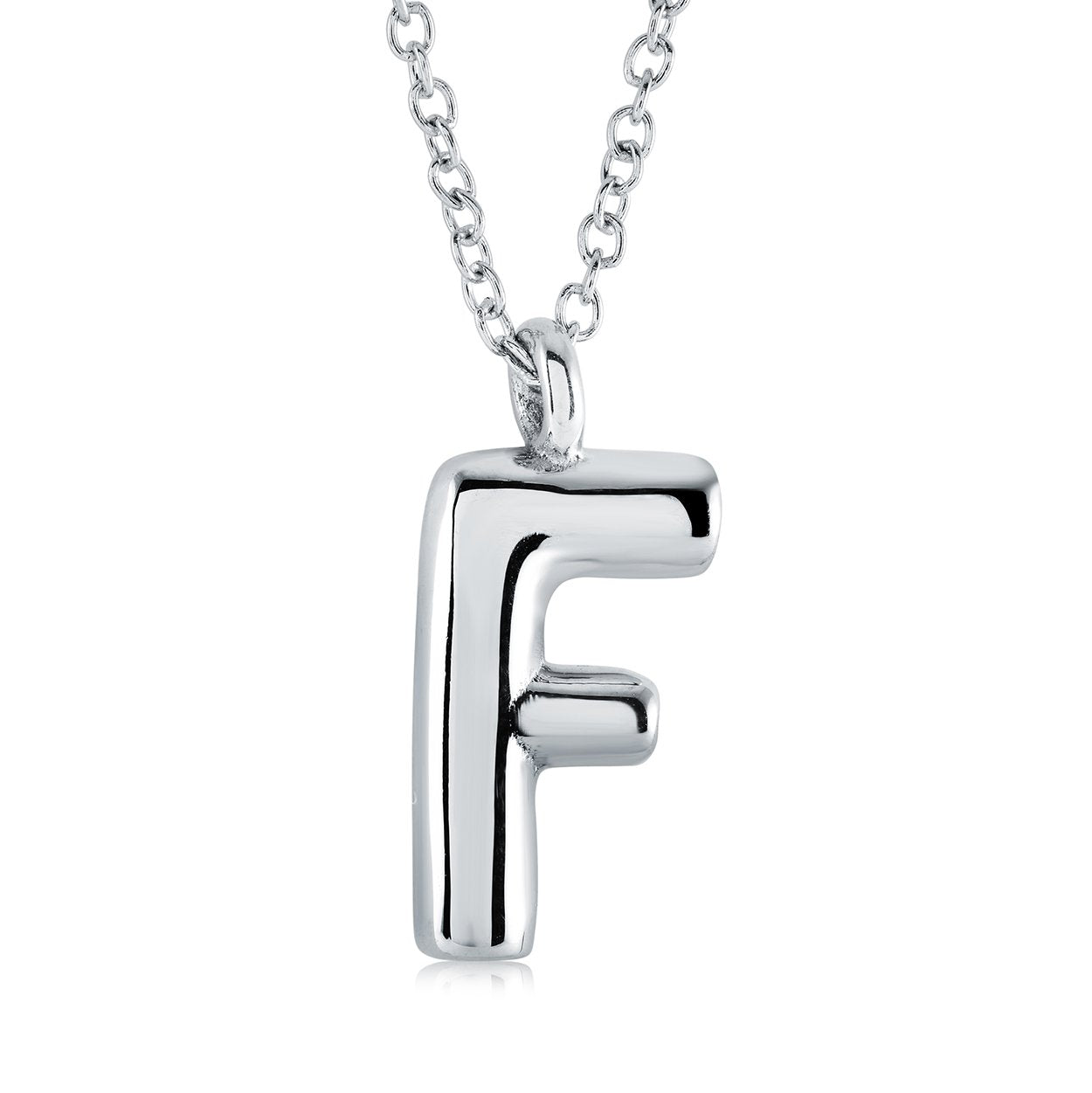 BUBBLE INITIAL NECKLACE