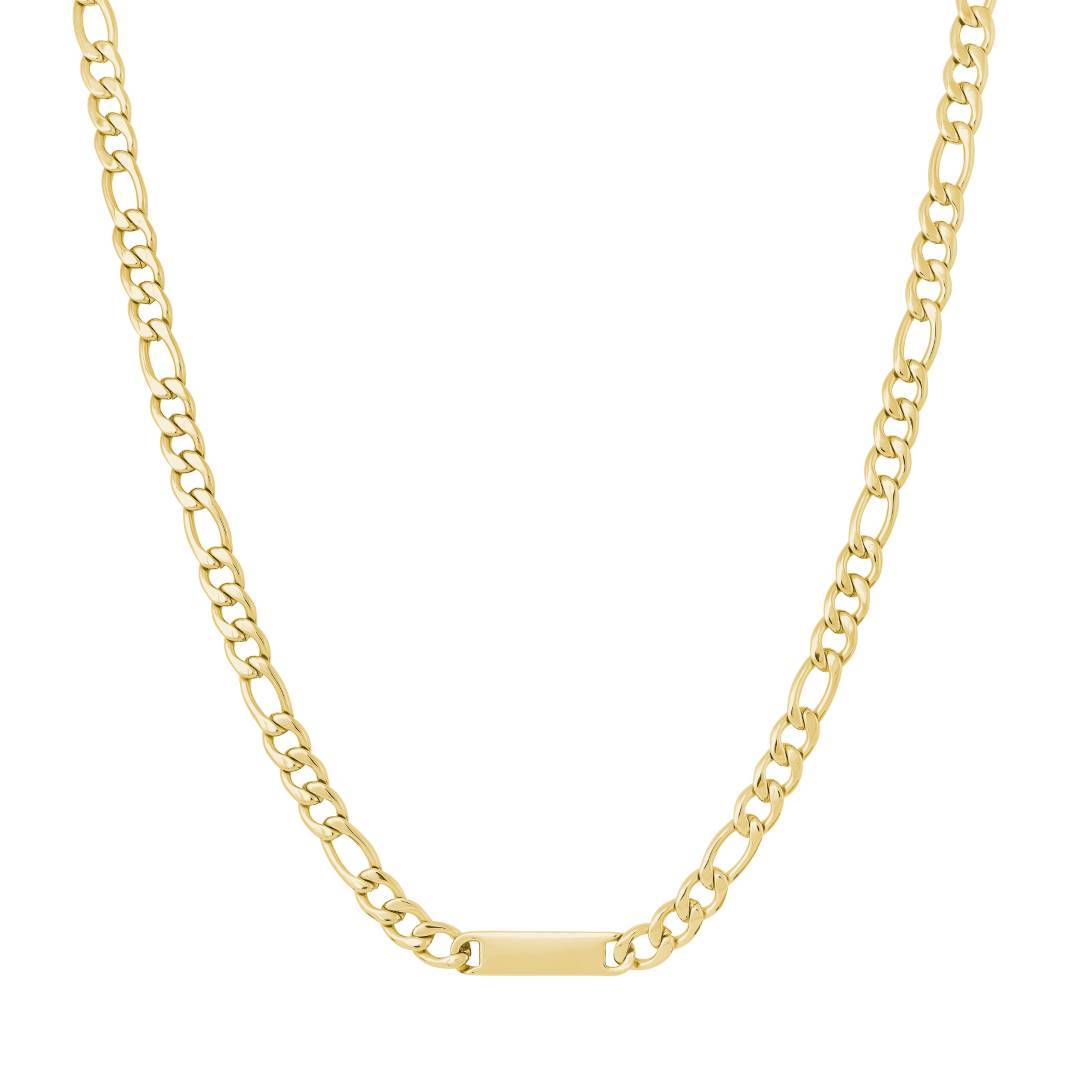 4.5MM ENGRAVABLE FIGARO CHAIN