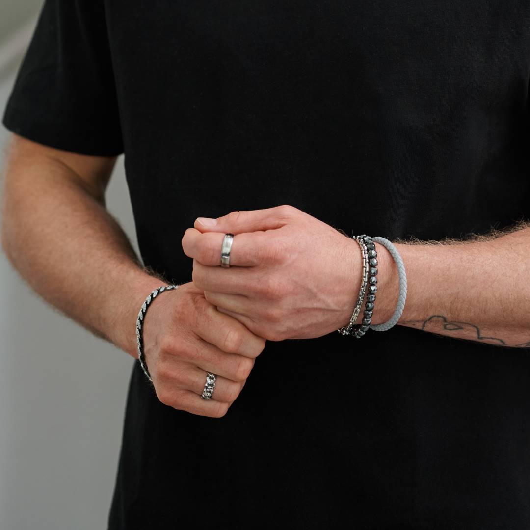 7MM HEMATITE BRACELET