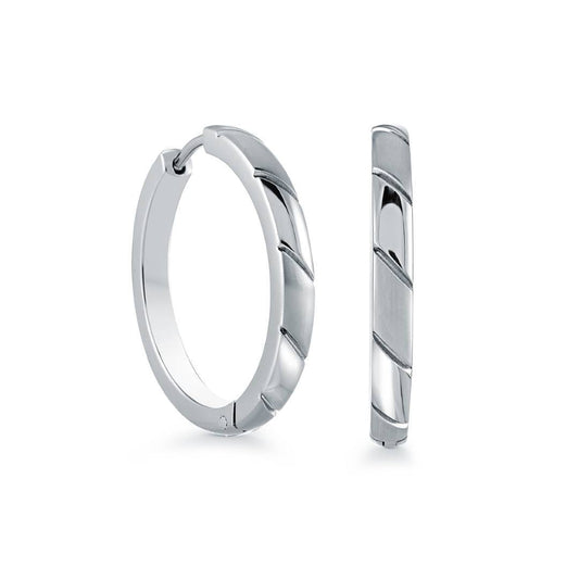 25MM BRUSHED-POLISHED HUGGIES