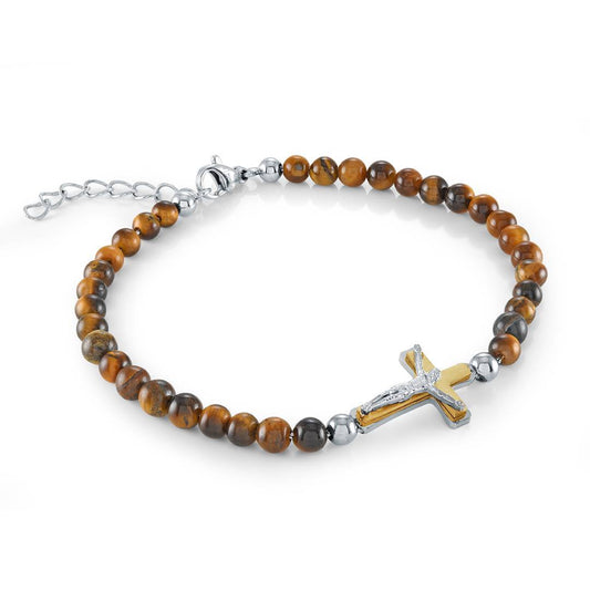 4.5MM CRUCIFIX BRACELET
