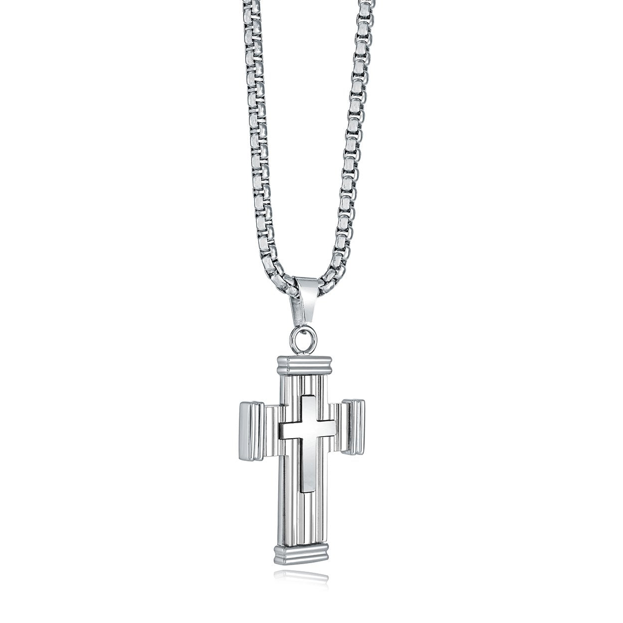 DOUBLE CROSS PENDANT