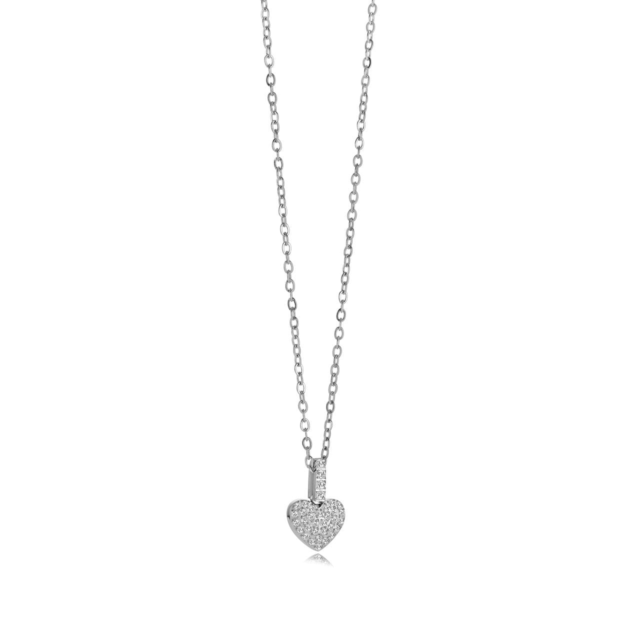 CZ HEART PENDANT