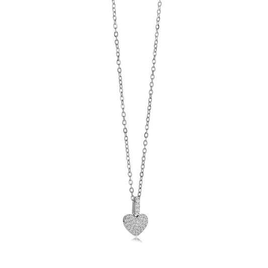 CZ HEART PENDANT