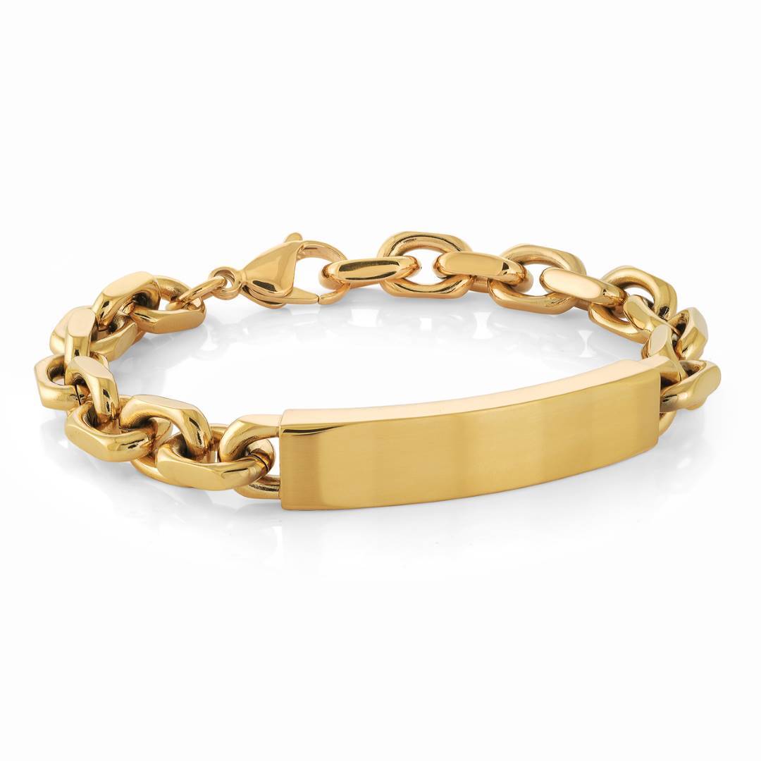 8MM OVAL ID BRACELET