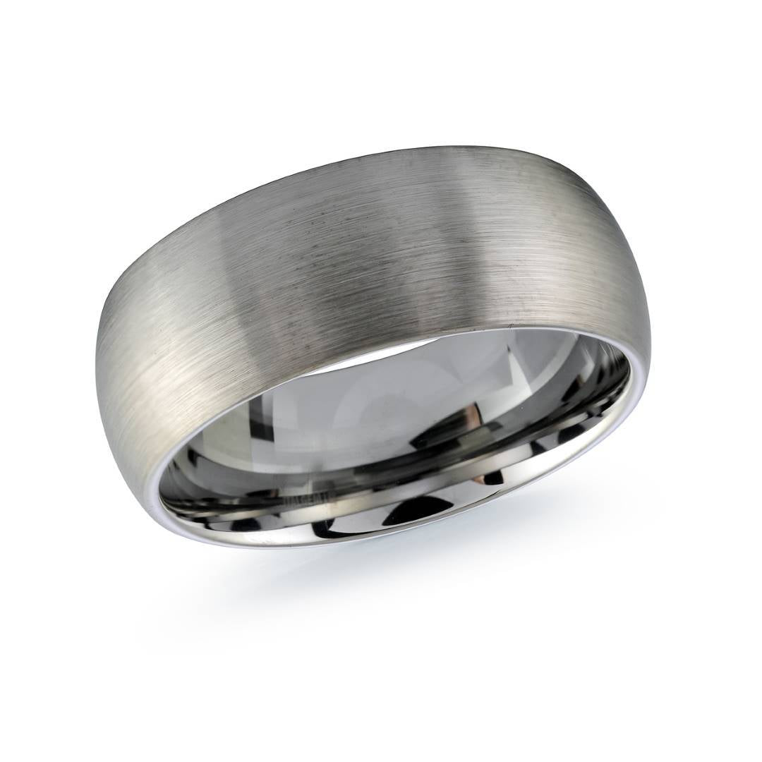 8MM TUNGSTEN BRUSHED BAND