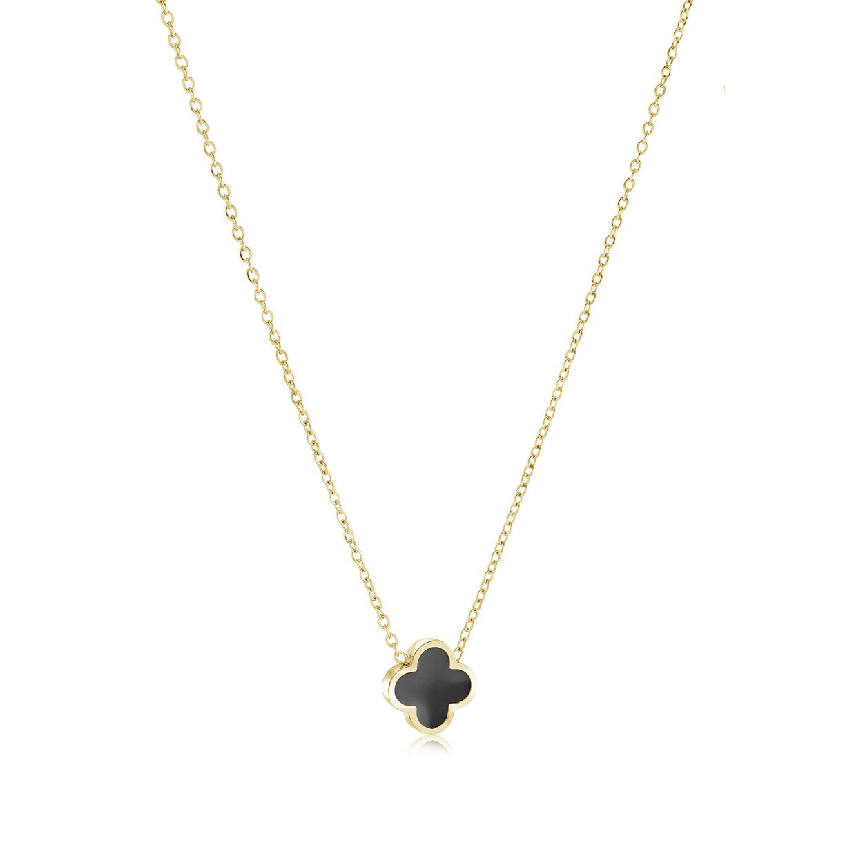 ENAMEL CLOVER PENDANT