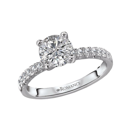 Romance Diamond Semi-mount Engagement Ring