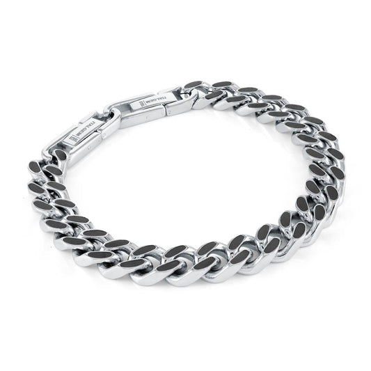 9.4MM CURB & CARBON FIBRE BRACELET