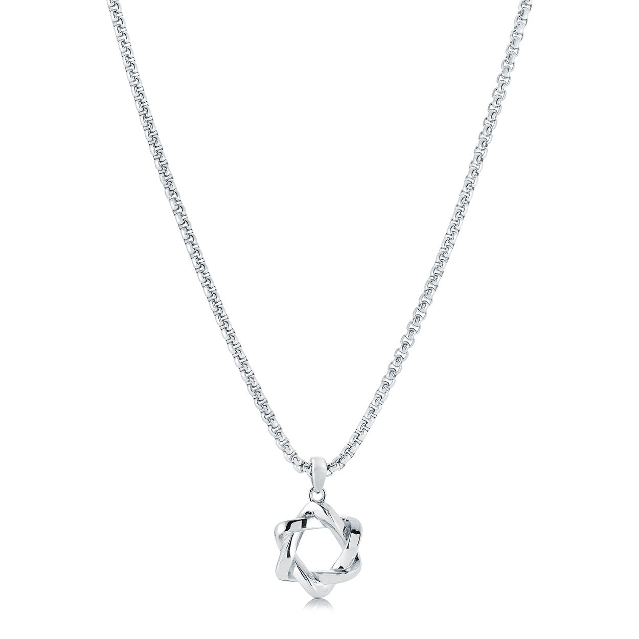 TWISTED STAR OF DAVID PENDANT