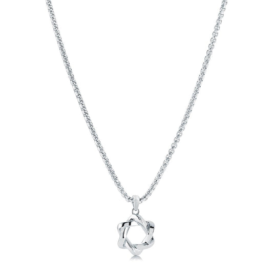 TWISTED STAR OF DAVID PENDANT