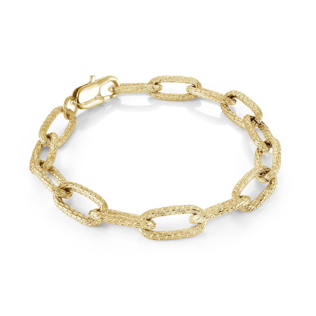 8MM-OVAL DIA-CUT BRACELET
