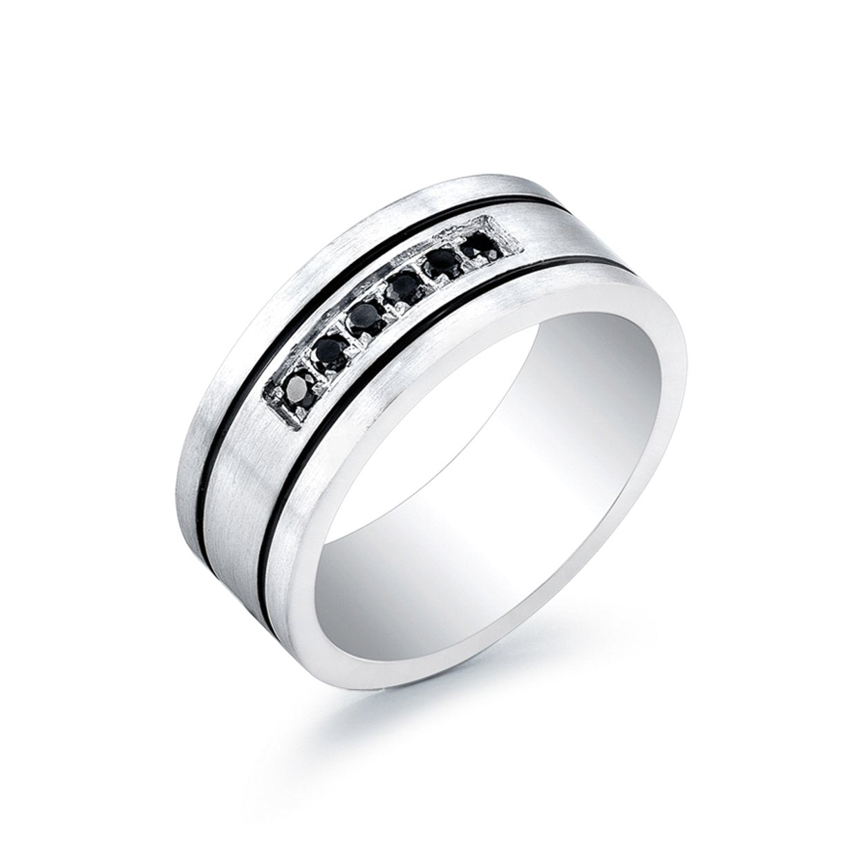 BLACK CZ RING