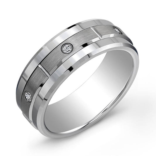 8MM SPINNER TUNGSTEN BAND