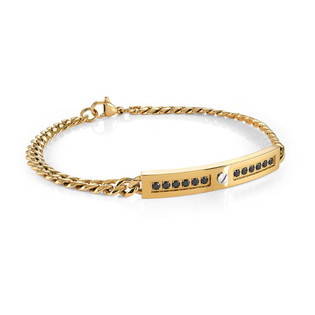 4.6MM-CURB ID-PLATE BRACELET