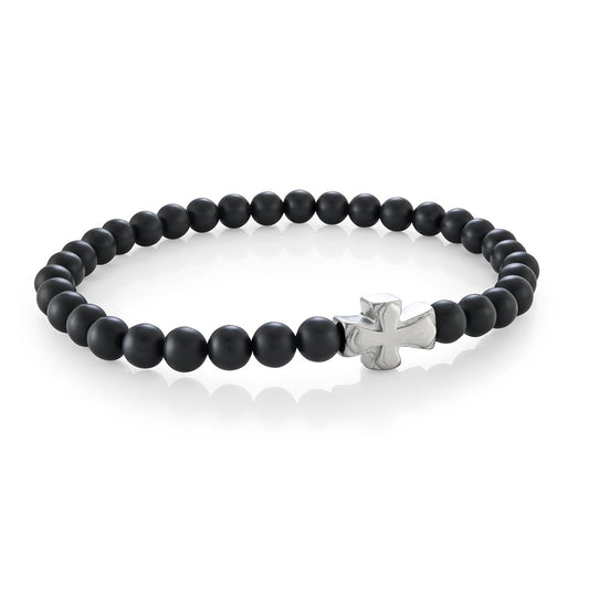 ROMAN CROSS BEAD BRACELET